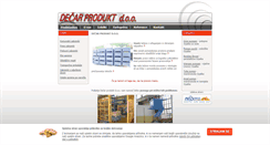 Desktop Screenshot of decar-produkt.si